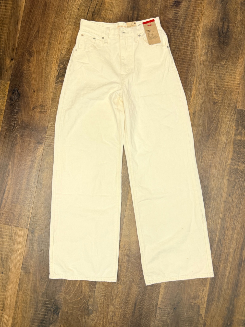 Levi's Straight-Leg Jeans in Cream